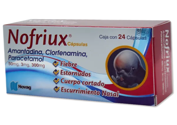 NOFRIUX 50/3/300 MG 24 CAP