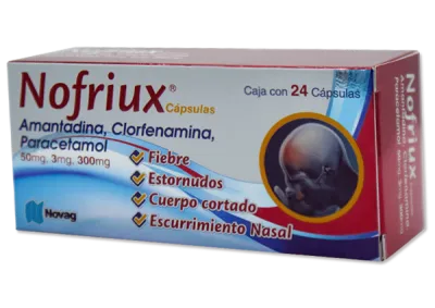 NOFRIUX 50/3/300 MG 24 CAP