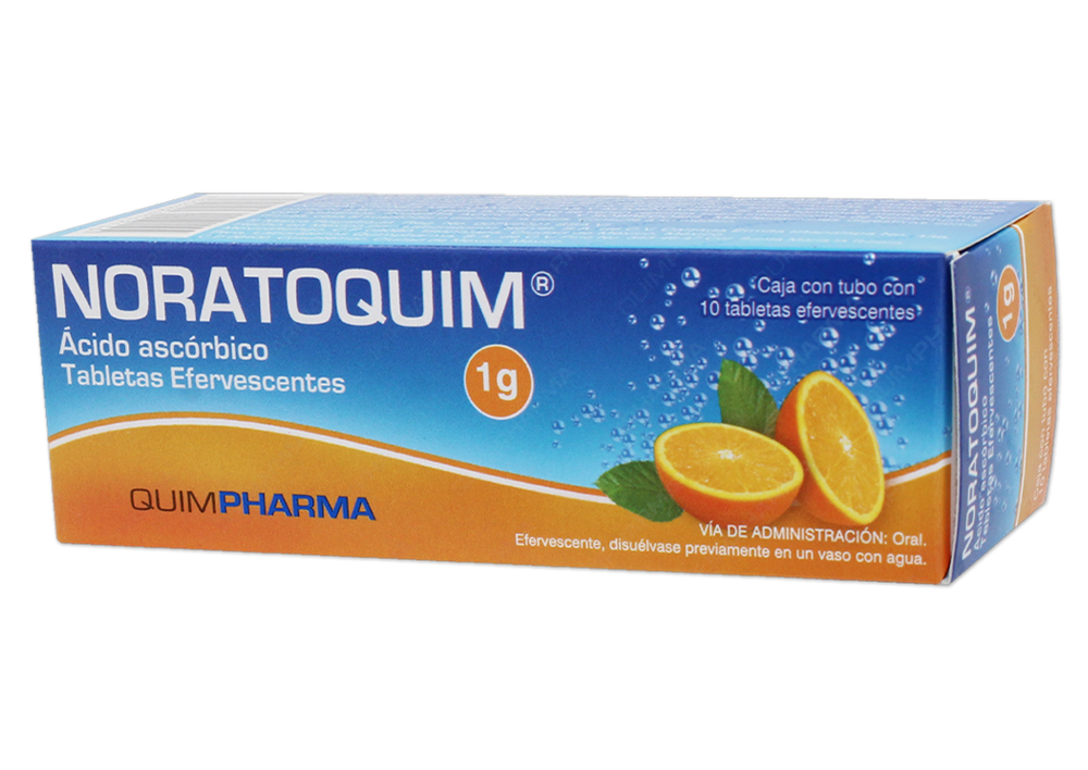NORATOQUIM 1 G 10 TAB EFERV SABOR NARANJA