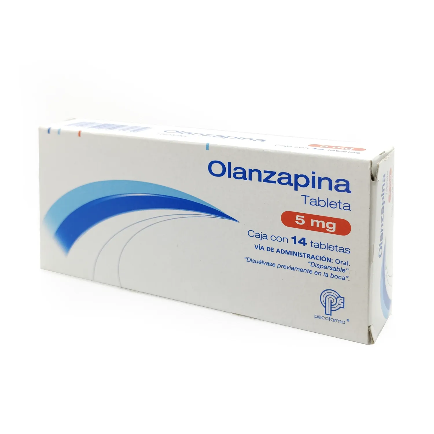 OLANZAPINA 5 MG 14 TAB PSICOFARMA