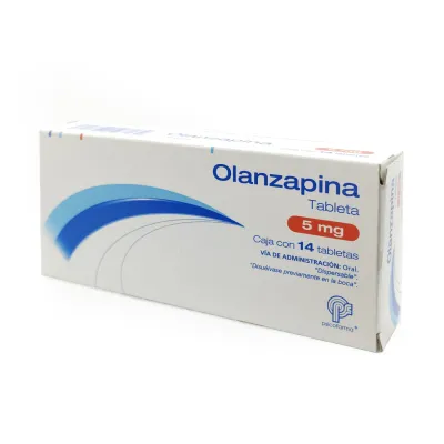 OLANZAPINA 5 MG 14 TAB PSICOFARMA