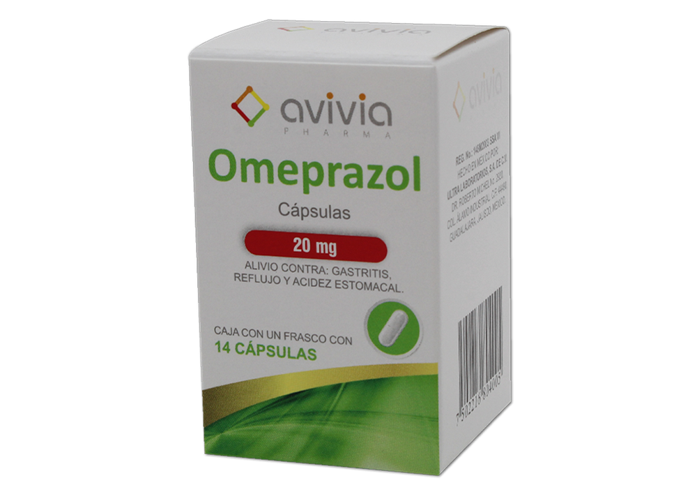 OMEPRAZOL 20 MG 14 CAP AVIVIA