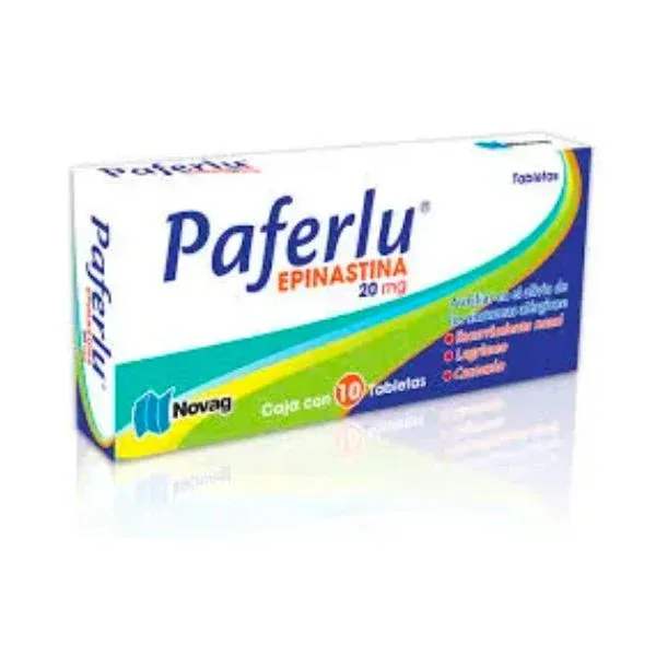 PAFERLU 20 MG 10 TAB