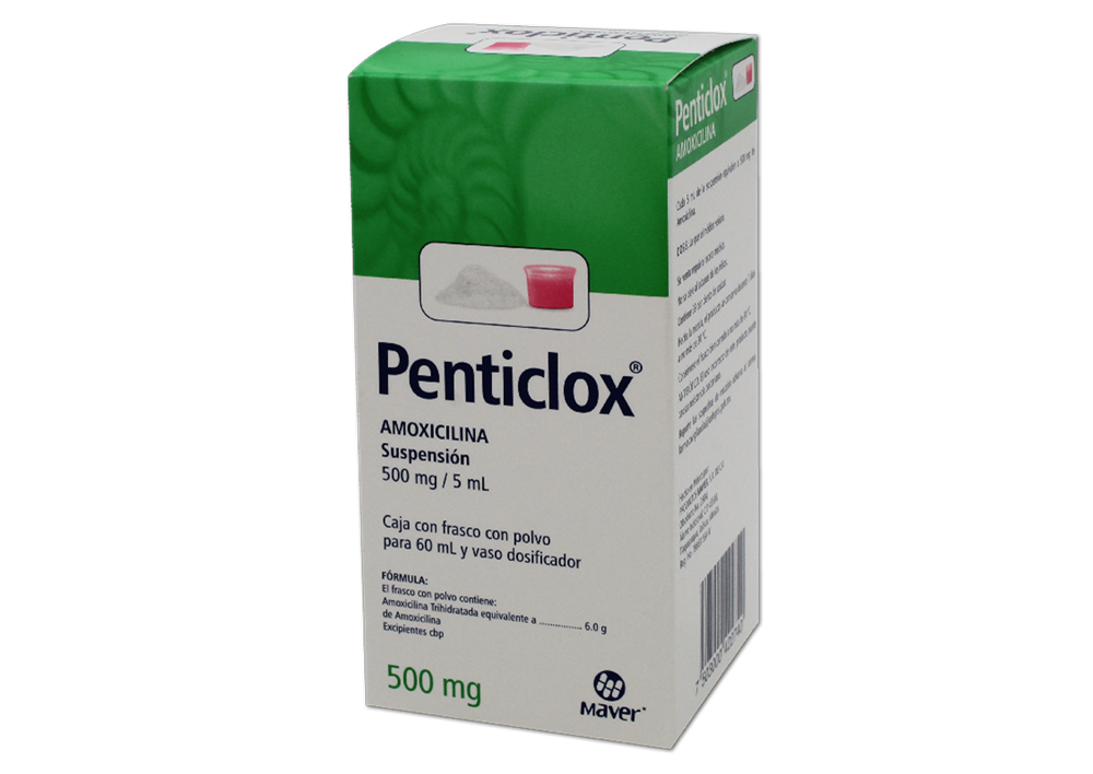 PENTICLOX 500 MG/5 ML SUSP 60 ML