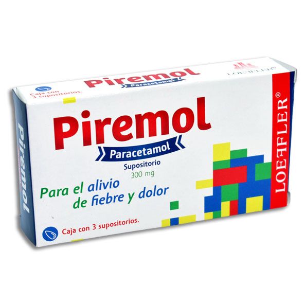 PIREMOL 300 MG 3 SUPOSITORIOS