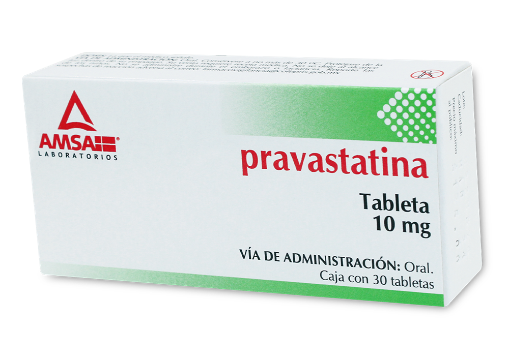 PRAVASTATINA 10 MG 30 TAB AMSA