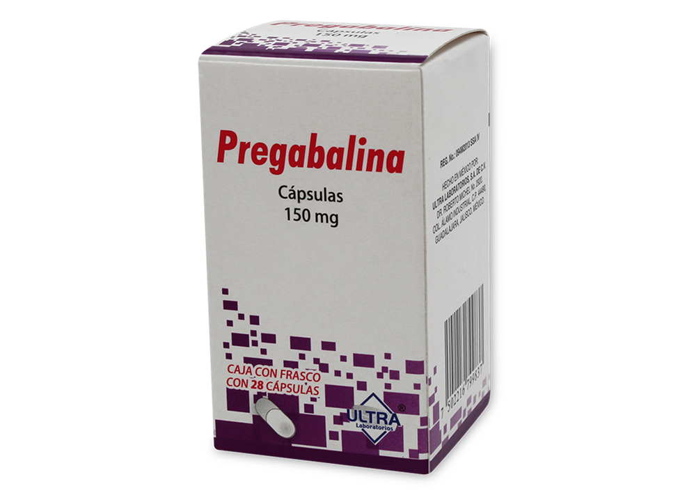 PREGABALINA 150 MG 28 CAP ULTRA