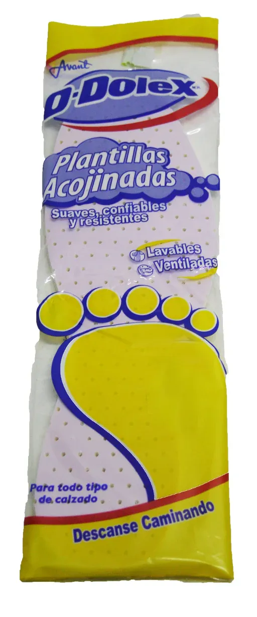 PLANTILLA ACOJINADA NO. 7 O-DOLEX NORMAL PAR UNISEX