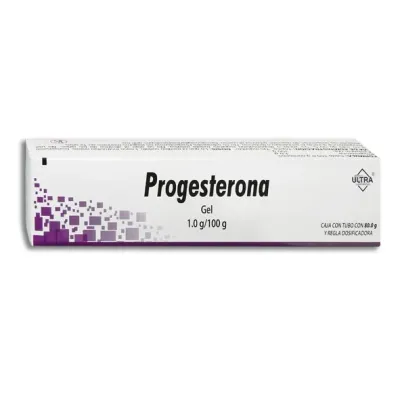 PROGESTERONA 1/100 G GEL 80 G ULTRA
