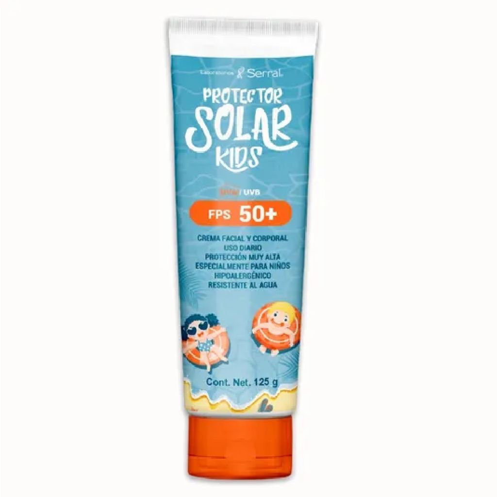 PROTECTOR SOLAR KIDS FPS 50+UVA/UVB TUBO 125 G SERRAL