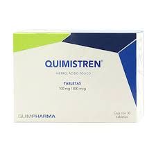 QUIMISTREN 100/800 MG 30 TAB