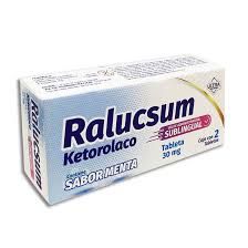 RALUCSUM 30 MG 2 TAB SUB SAB MENTA