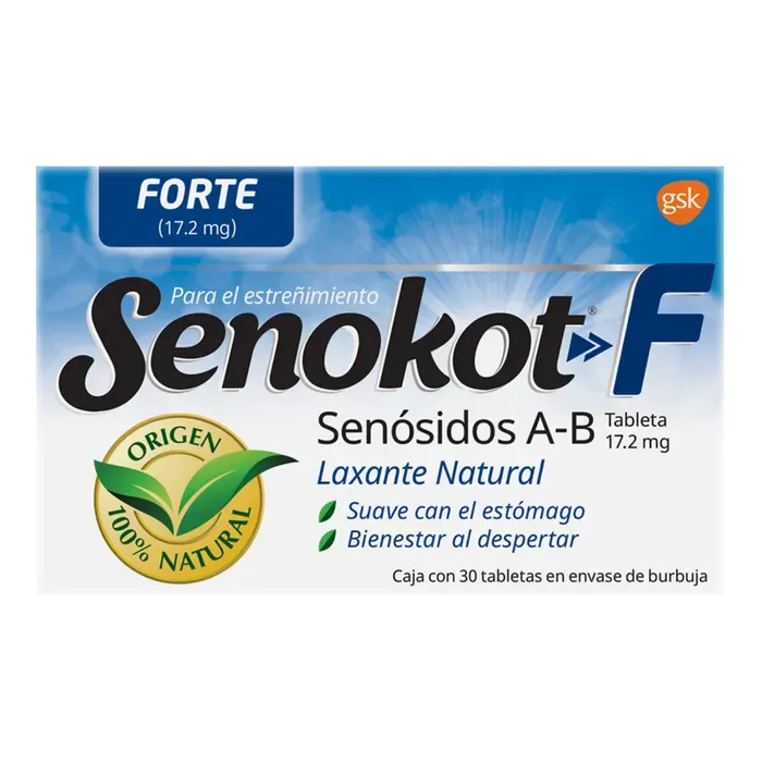 SENOKOT*F 172 MG 30 TAB