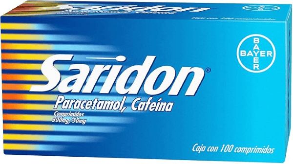 SARIDON 500/50 MG 100 TAB