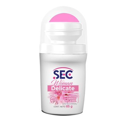 SEC DELICATE ROLL ON 65 G MUJER