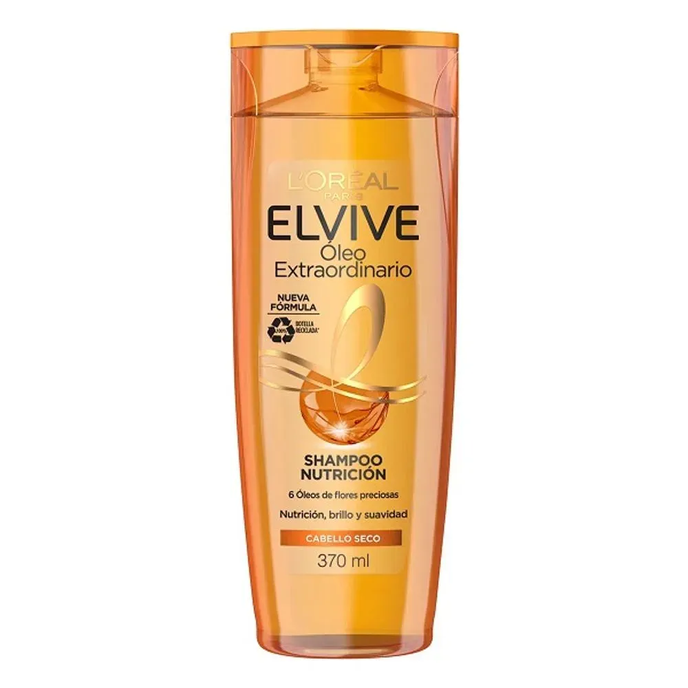 SHAMPOO ELVIVE OLEO EXTRAORDINARIO NUTRICION FCO 370 ML