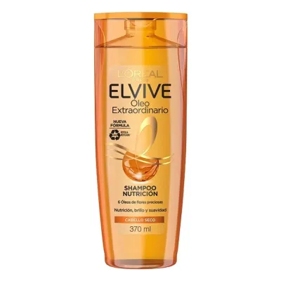 SHAMPOO ELVIVE OLEO EXTRAORDINARIO NUTRICION FCO 370 ML