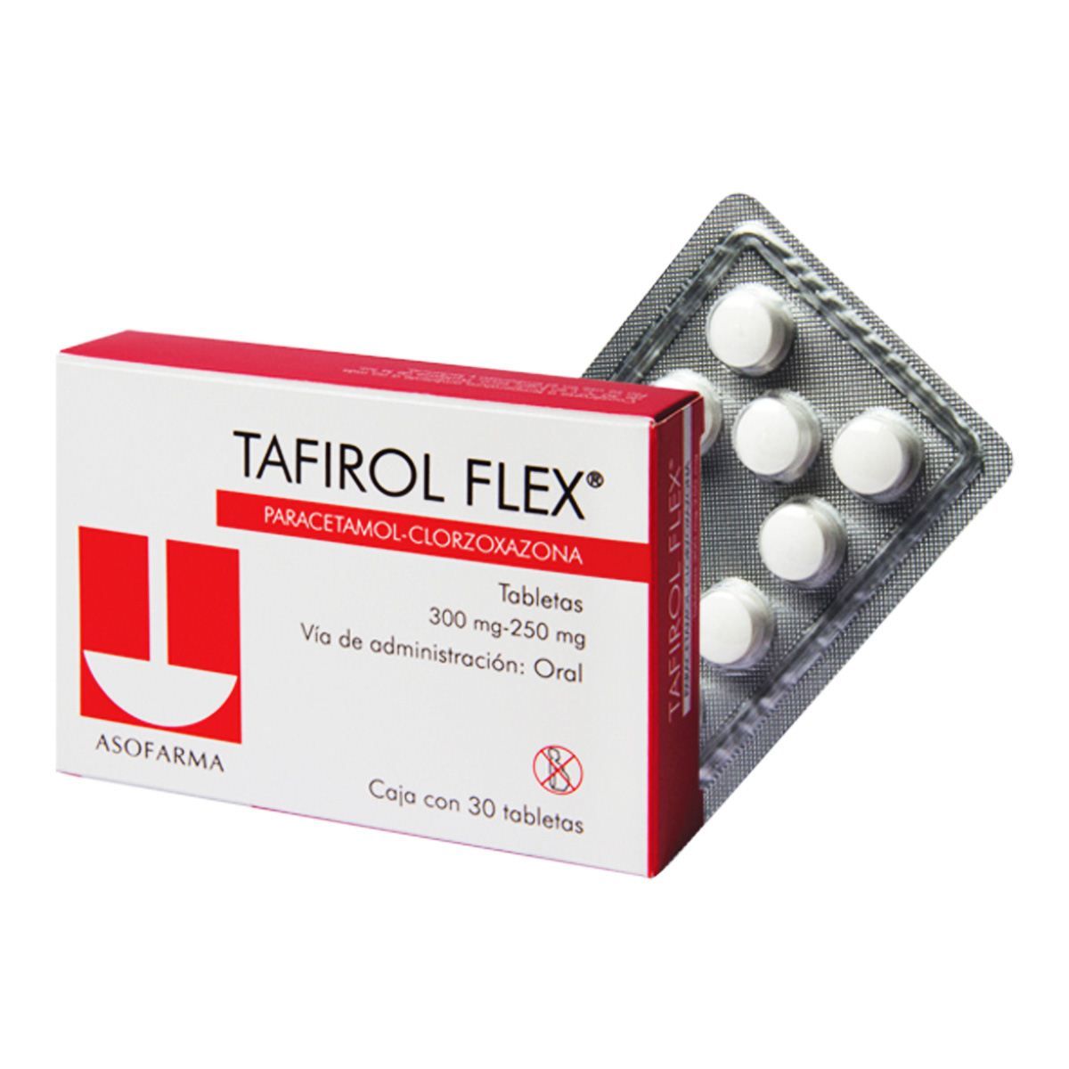 TAFIROL FLEX 300/250 MG 30 TAB