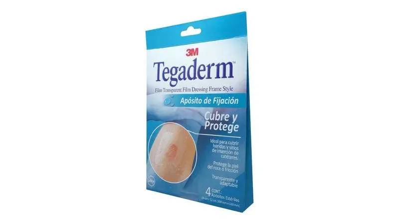 TEGADERM FILM 4X4 3/4 &quot; 10X12 CM 1626W CAJA 4 PZAS
