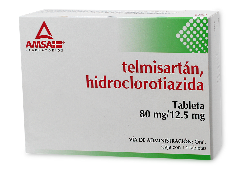 TELMISARTAN, HIDROCLOROTIAZIDA 80/25 MG 14 TAB AMSA