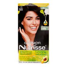 TINTE PARA EL CABELLO NUTRISSE 10 EBANO NEGRO