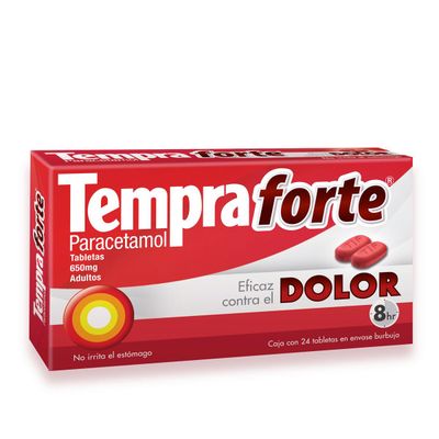 TEMPRA FORTE 650 MG 24 GRAG