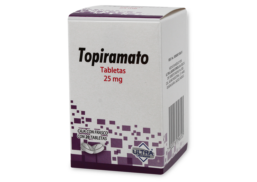 TOPIRAMATO 25 MG 20 TAB ULTRA