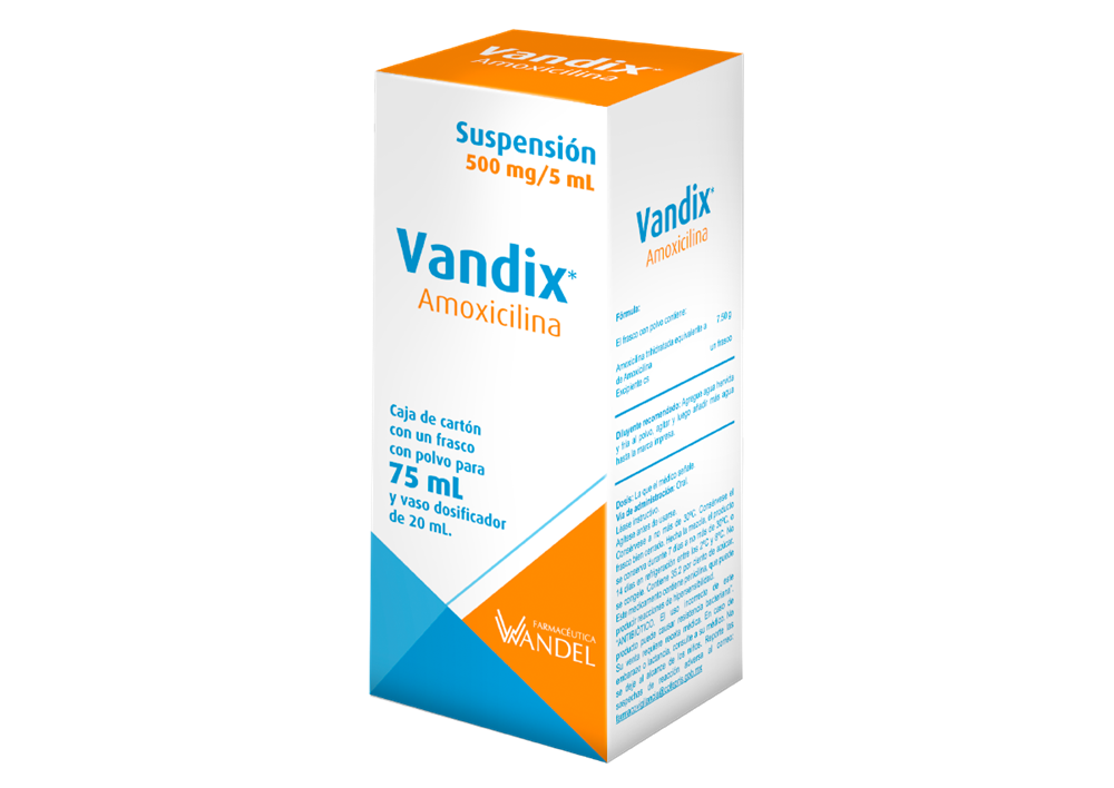 VANDIX 500 MG/5 ML SUSP 75 ML