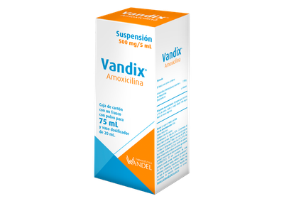VANDIX 500 MG/5 ML SUSP 75 ML