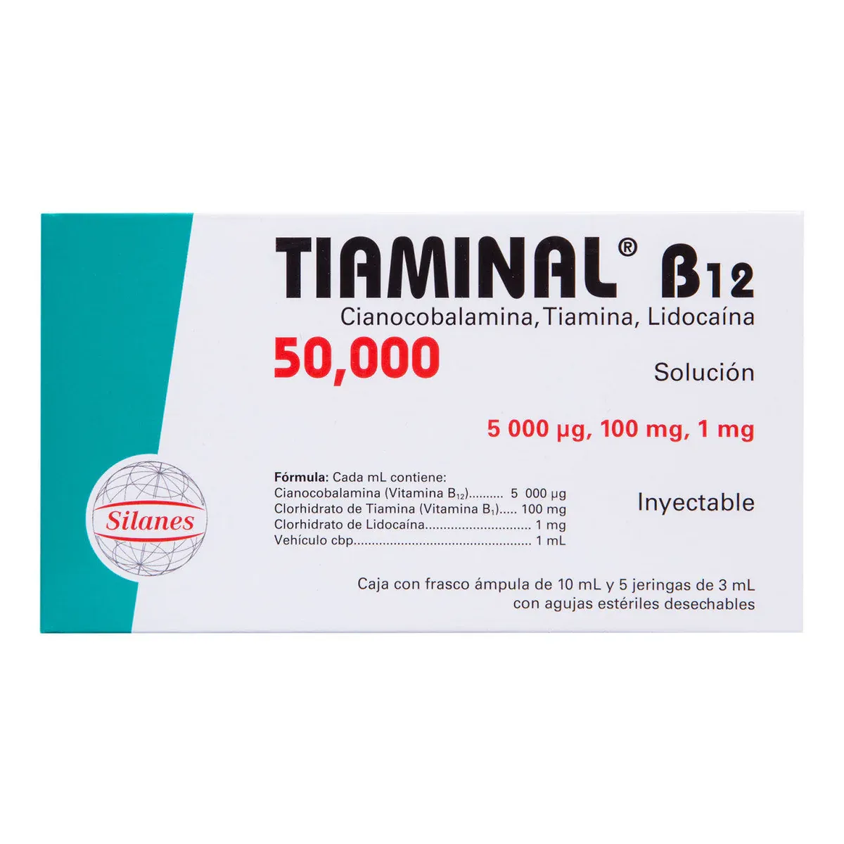 TIAMINAL B12 50,000 5 AMP 10 ML IM