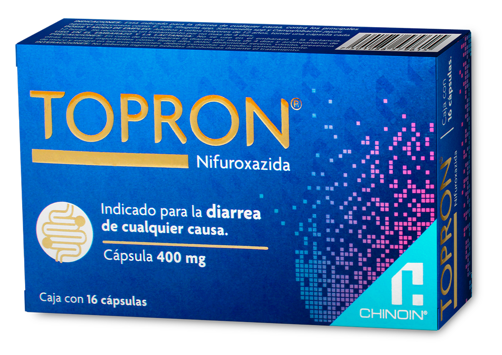 TOPRON 400 MG 16 CAP