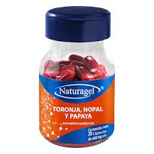 TORONJA, NOPAL Y PAPAYA 600 MG 30 CAP NATURAGEL