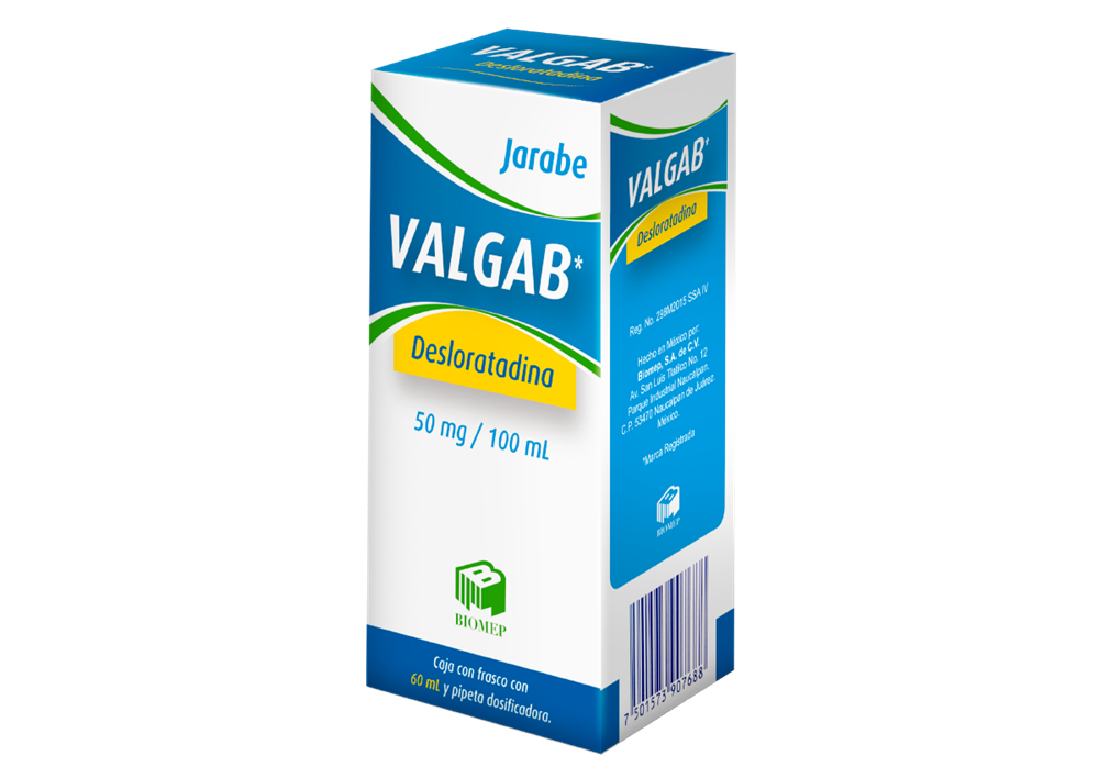 VALGAB 50 MG/100 ML JBE 60 ML