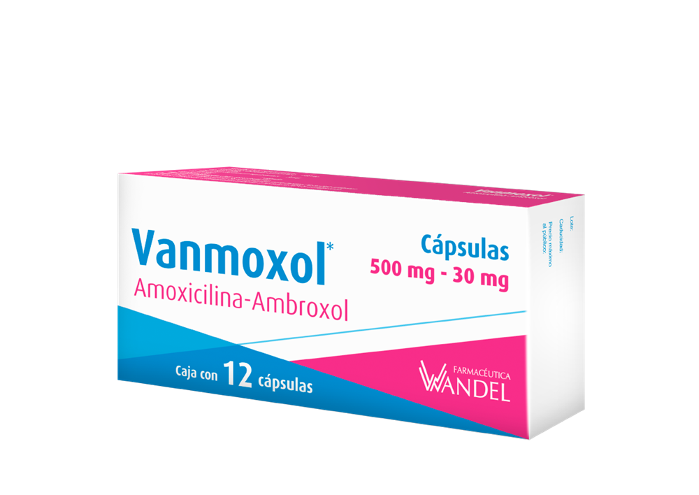 VANMOXOL 500/30 MG 12 CAP
