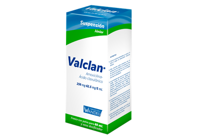 VALCLAN JUNIOR 250/62.50 MG/5 ML SUSP 60 ML