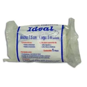 VENDA ELASTICA 7.5CMX5M PZA IDEAL