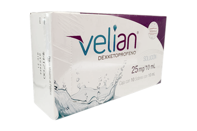 VELIAN 25 MG/10 ML 10 SOL SOBRES