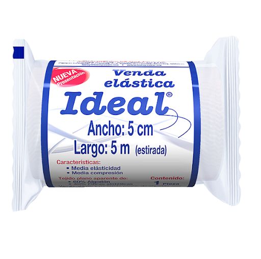 VENDA ELASTICA 5CMX5M PZA IDEAL