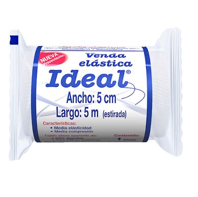 VENDA ELASTICA 5CMX5M PZA IDEAL