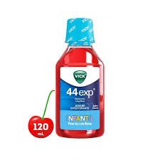 VICK 44 EXP INFANTIL 1.33 G/100 ML JBE 120 ML SABOR CEREZA