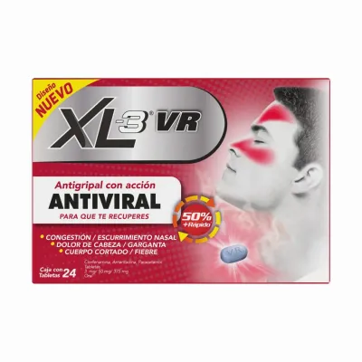 XL-3VR 3/50/375 MG 24 TAB