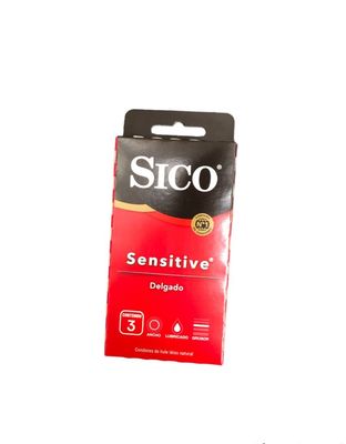 CONDONES SICO SENSITIVE DELGADO 3 PZAS
