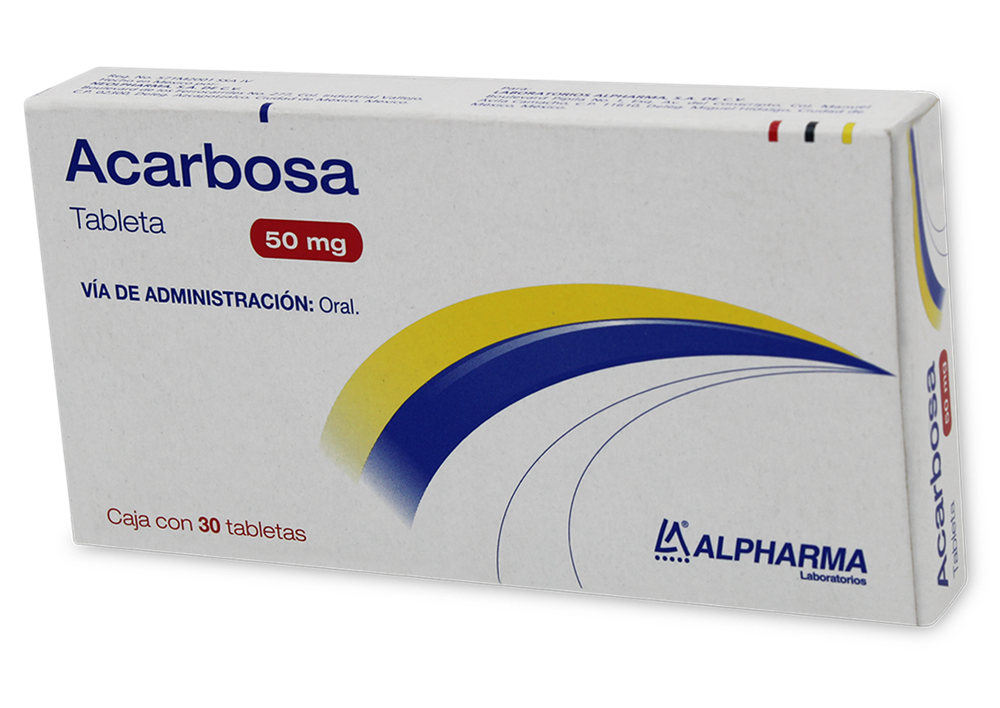 ACARBOSA 50 MG 30 TAB ALPHARMA