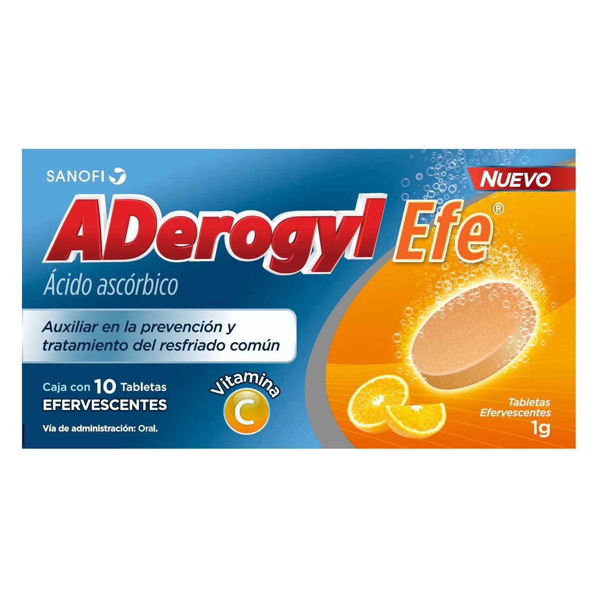 ADEROGYL EFE 1 G 10 TAB