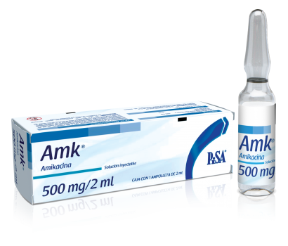 AMK 500 MG/2 ML AMP IM, IV PISA