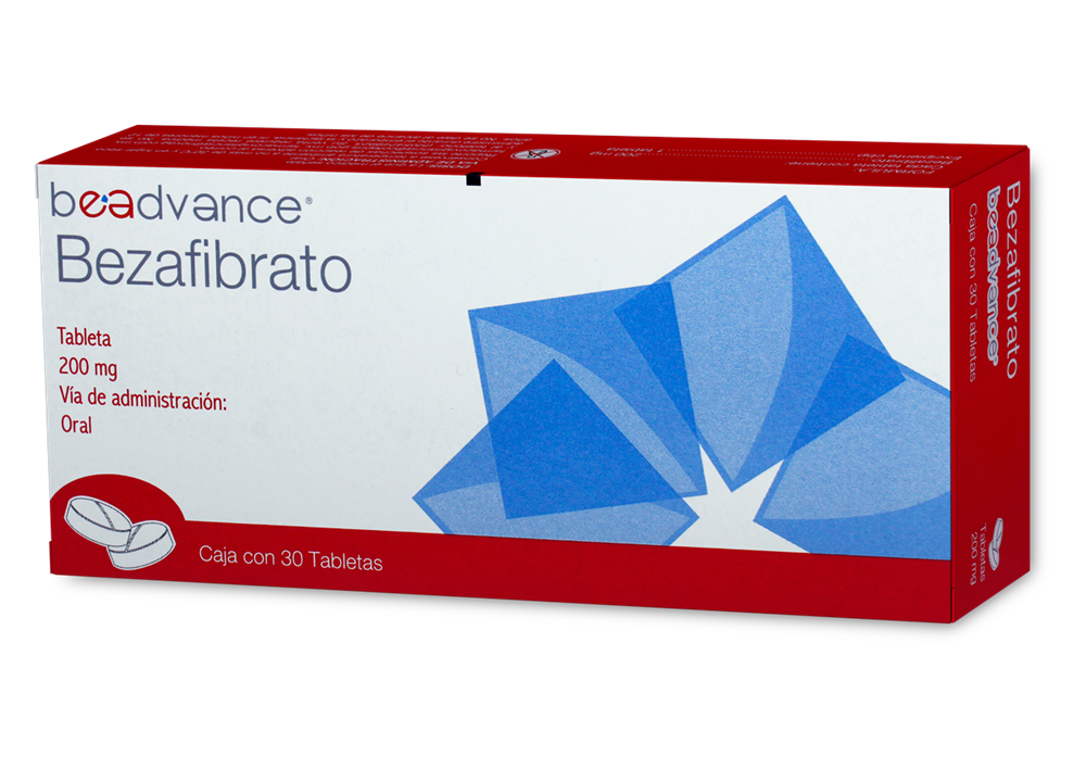 BEZAFIBRATO 200 MG 30 TAB BEADVANCE