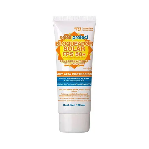 BLOQUEADOR SOLAR SOLEIL PROTECT FPS 50 100 ML