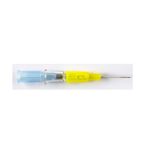 CATETER IV RADIOPACO 24GX(19MM) AMARILLO PZA DL