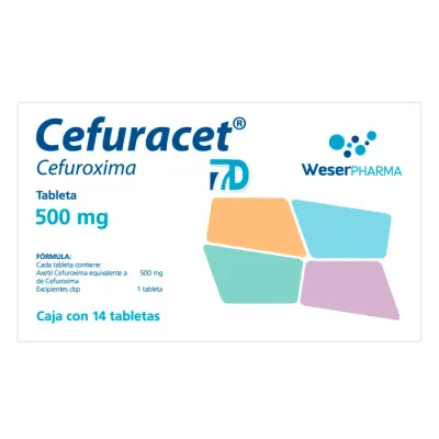CEFURACET 7D 500 MG 14 TAB