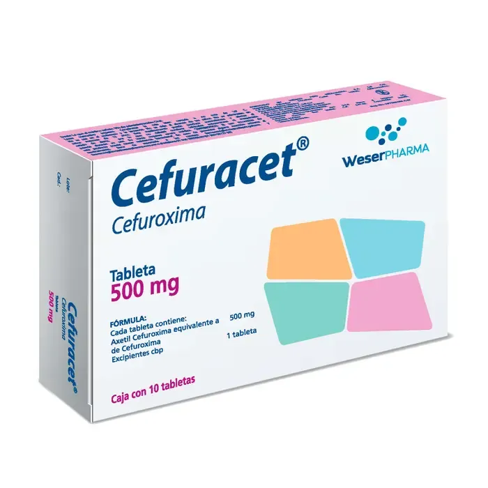 CEFURACET 500 MG 10 TAB